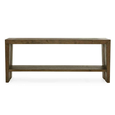 Troy Console Table - Suede Brown by Classic Home at Eve Furniture