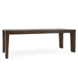 Troy Dining Table - Suede Brown by Classic Home at Eve Furniture