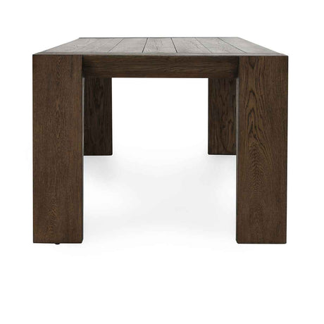 Troy Dining Table - Suede Brown by Classic Home at Eve Furniture