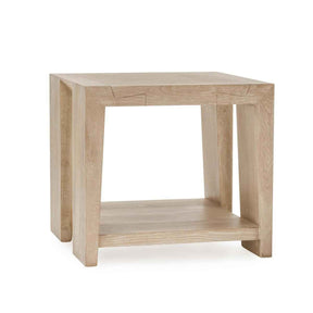 Troy End Table - Aged Cream by Classic Home at Eve Furniture