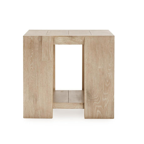 Troy Aged Cream 24" End Table by Classic Home at Eve Furniture
