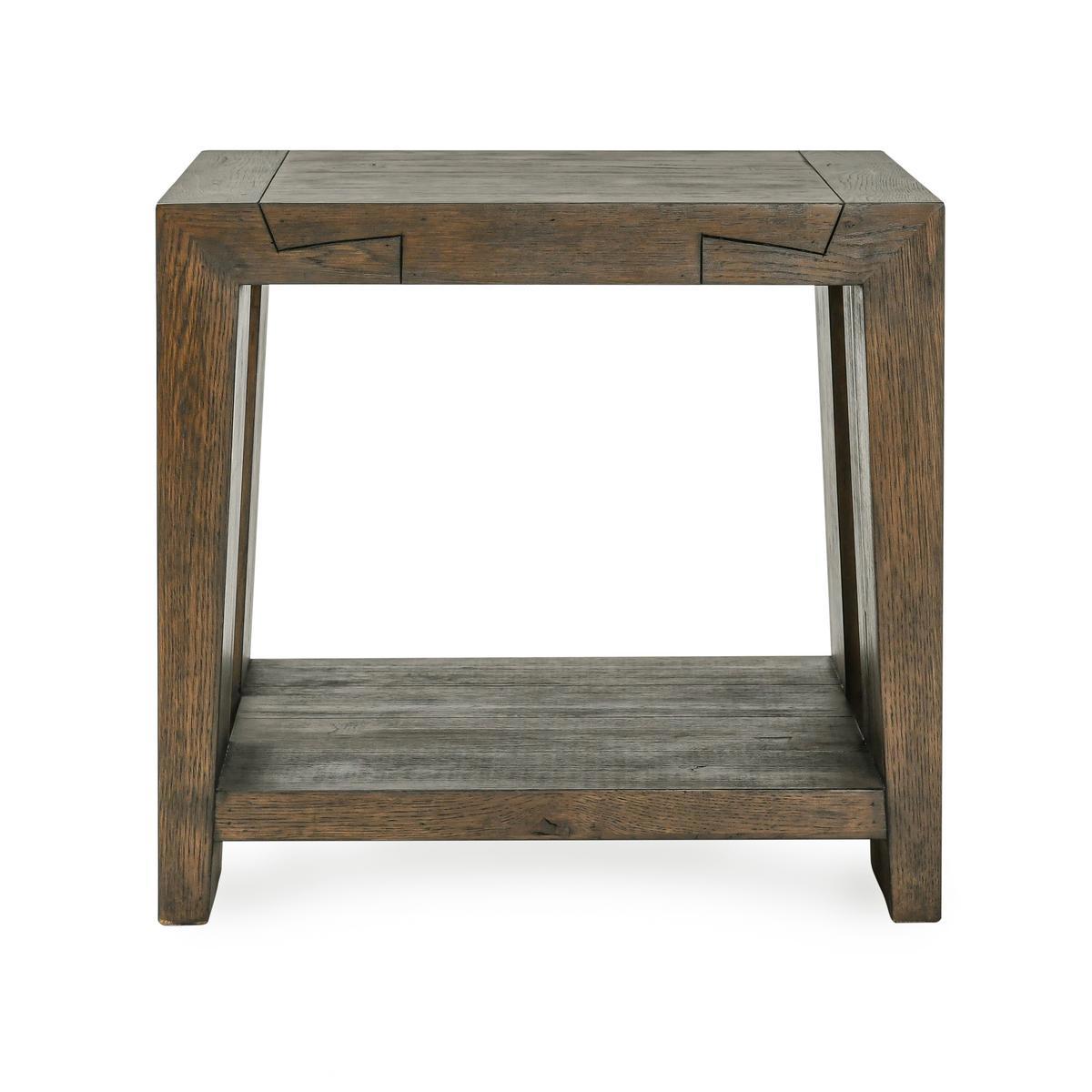 Troy End Table - Suede Brown by Classic Home at Eve Furniture