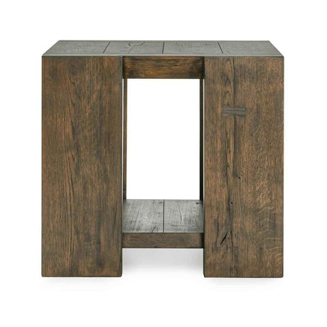 Troy End Table - Suede Brown by Classic Home at Eve Furniture