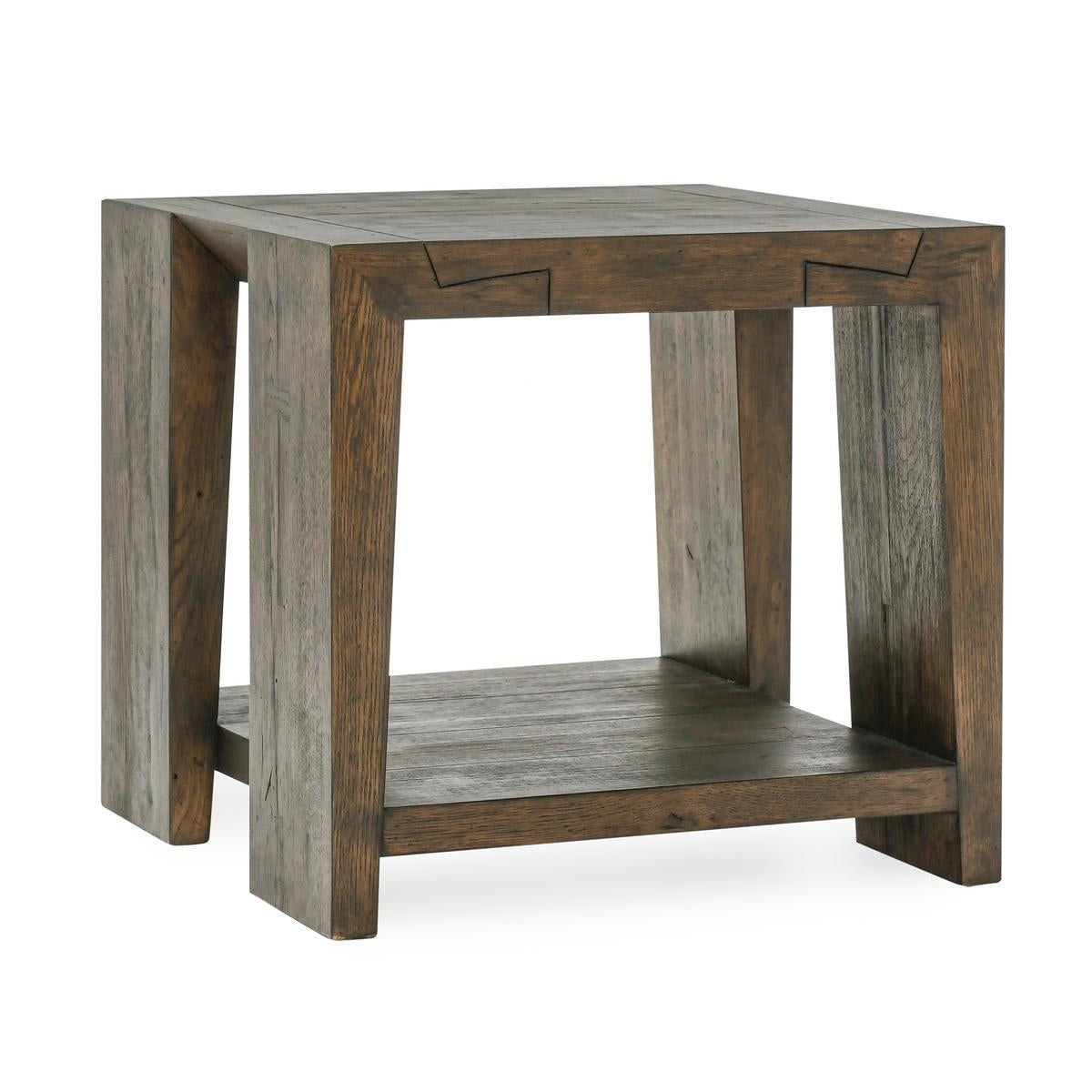 Troy End Table - Suede Brown by Classic Home at Eve Furniture