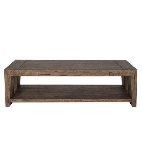 Troy Suede Brown Coffee Table by Classic Home at Eve Furniture