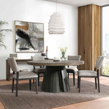 Troy Suede Brown Console Table by Classic Home at Eve Furniture