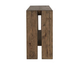 Troy Suede Brown Console Table by Classic Home at Eve Furniture