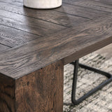 Troy Suede Brown Dining Table by Classic Home at Eve Furniture