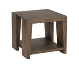 Troy Suede Brown End Table by Classic Home at Eve Furniture