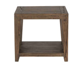 Troy Suede Brown End Table by Classic Home at Eve Furniture