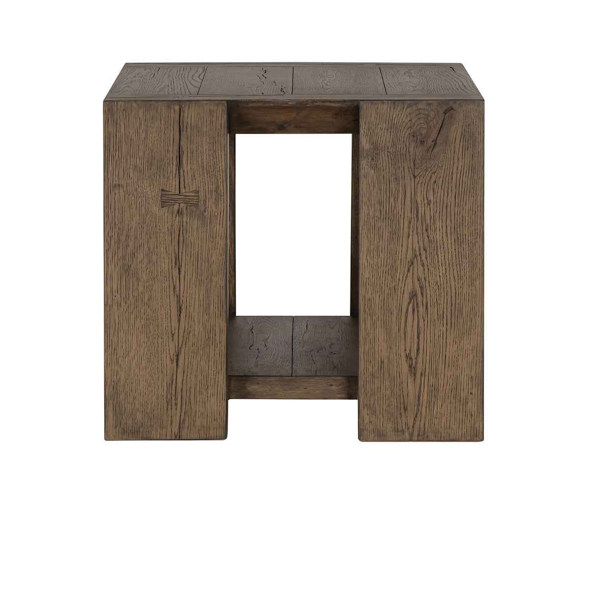 Troy Suede Brown End Table by Classic Home at Eve Furniture