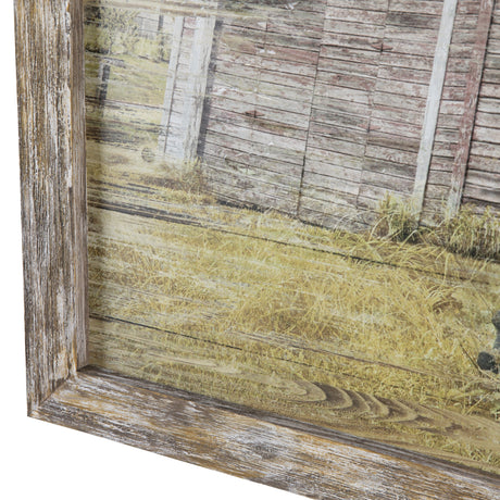Truck Yeah 2 Blue/Natural Wall Art by Crestview at Eve Furniture