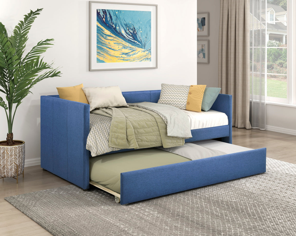 Trudy Beige Twin Daybed with Trundle