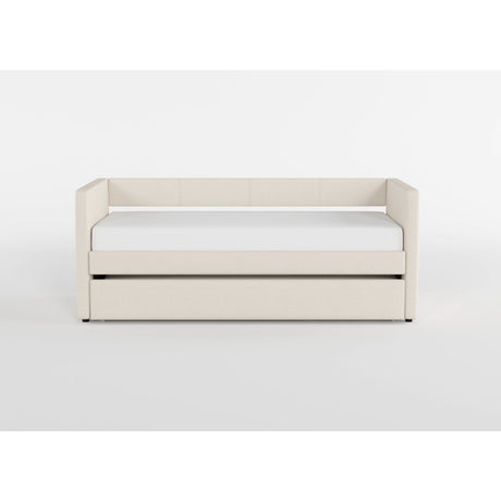 Trudy Beige Twin Daybed with Trundle by Homelegance at Eve Furniture