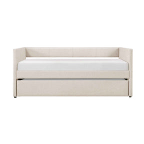 Trudy Beige Twin Daybed with Trundle by Homelegance at Eve Furniture