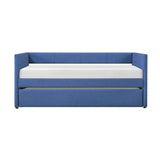 Trudy Blue Twin Daybed with Trundle