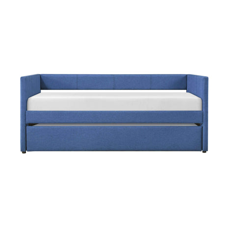 Trudy Blue Twin Daybed with Trundle by Homelegance at Eve Furniture