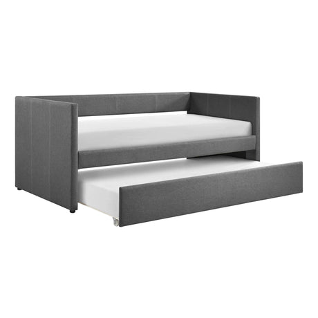 Trudy Dark Gray Twin Daybed with Trundle by Homelegance at Eve Furniture