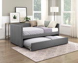 Trudy Dark Gray Twin Daybed with Trundle
