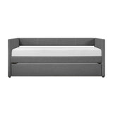 Trudy Dark Gray Twin Daybed with Trundle