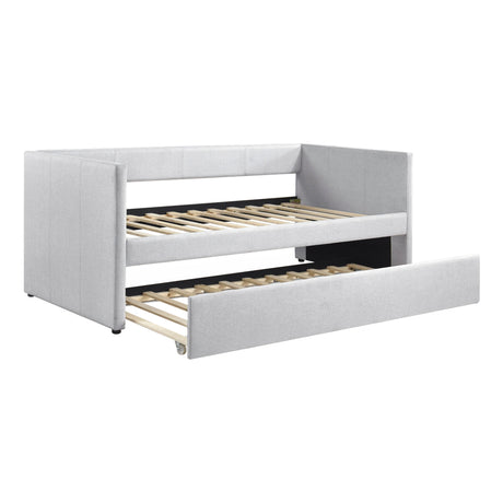 Trudy Gray Twin Daybed with Trundle by Homelegance at Eve Furniture