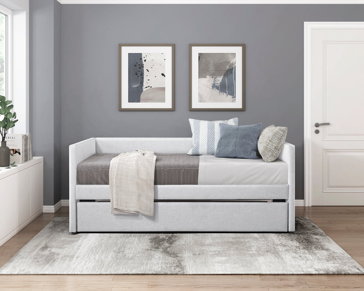 Trudy Gray Twin Daybed with Trundle