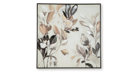 Trulow Tan/Brown/Black Wall Art by Ashley at Eve Furniture