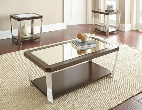 Truman 3-Piece Set (Cocktail & 2 End Tables) by Steve Silver at Eve Furniture