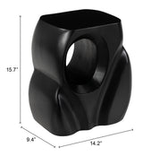 Trung Black Side Table by Zuomod at Eve Furniture