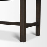 Truss Dark Brown Wood 6 Door Tall Cabinet by Mercana at Eve Furniture