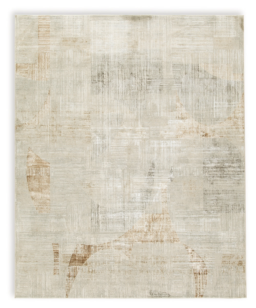 Truward Linen/Gray/Caramel Large Rug by Ashley at Eve Furniture
