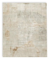 Truward Linen/Gray/Caramel Large Rug by Ashley at Eve Furniture