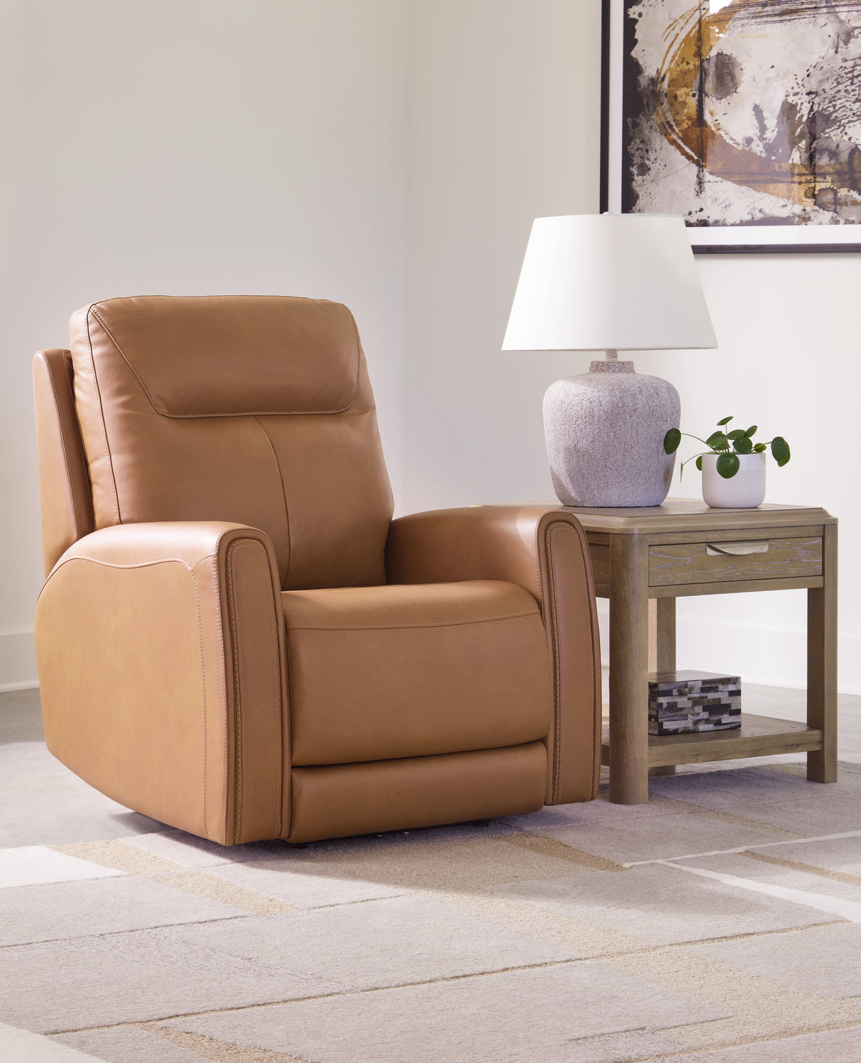 Tryanny Butterscotch Power Recliner