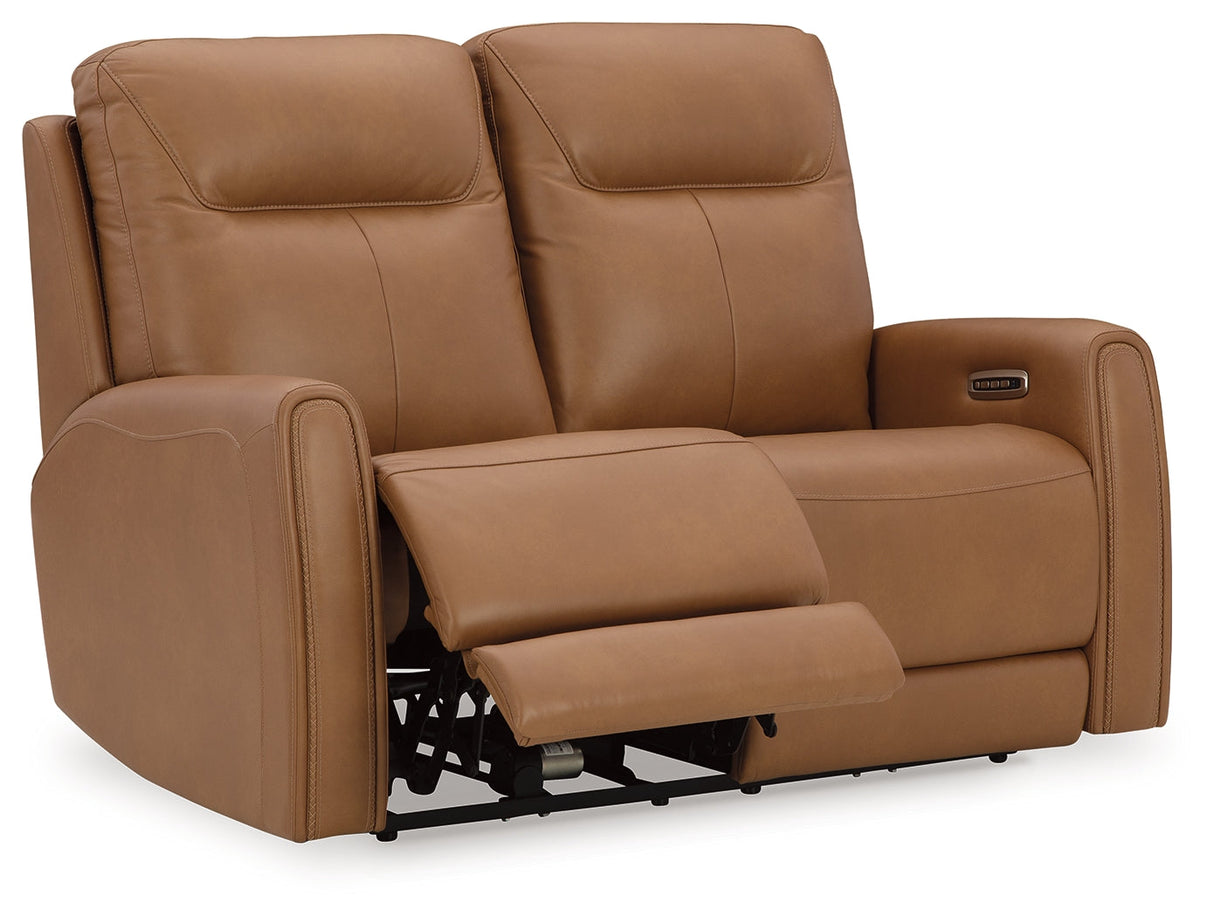 Tryanny Butterscotch Power Reclining Loveseat