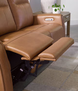 Tryanny Butterscotch Power Reclining Loveseat