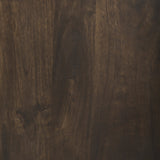 Tucker Dark Brown Wood w/ Carved Arch Pattern 2 Door Cabinet by Mercana at Eve Furniture