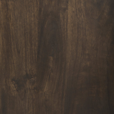 Tucker Dark Brown Wood w/ Carved Arch Pattern 2 Door Cabinet by Mercana at Eve Furniture