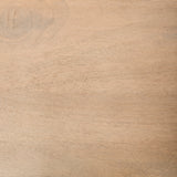 Tucker Light Brown Wood w/ Carved Arch Pattern 2 Door Accent Cabinet by Mercana at Eve Furniture