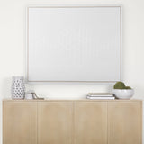 Tucker Light Brown Wood w/ Carved Arch Pattern 4 Door Sideboard by Mercana at Eve Furniture