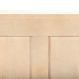 Tucker Light Brown Wood w/ Carved Arch Pattern 4 Door Sideboard by Mercana at Eve Furniture