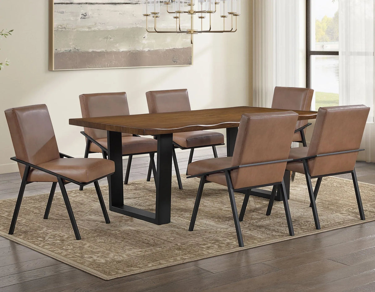 Tucson Brown Side Chair, Set of 2 by Steve Silver at Eve Furniture