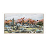 Tucson Green/Brown Canvas by Crestview at Eve Furniture