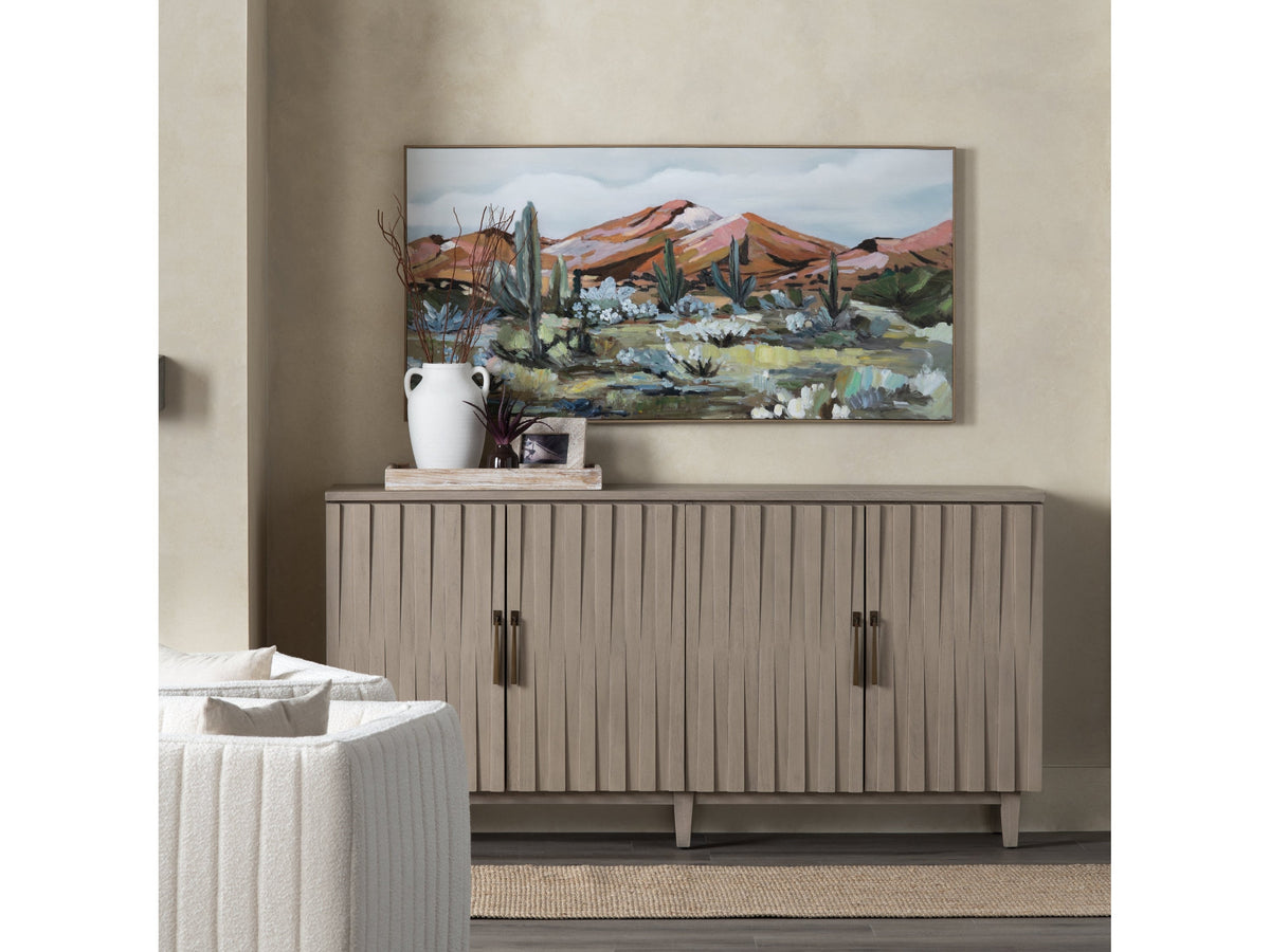 Tucson Green/Brown Canvas by Crestview at Eve Furniture