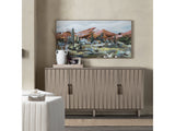 Tucson Green/Brown Canvas by Crestview at Eve Furniture