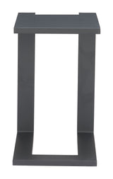 Tudi Black Outdoor Side Table by Zuomod at Eve Furniture