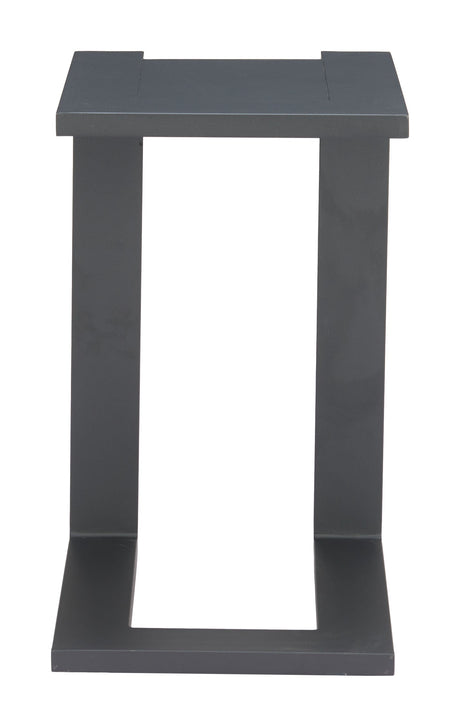 Tudi Black Outdoor Side Table by Zuomod at Eve Furniture