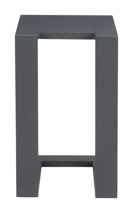 Tudi Black Outdoor Side Table by Zuomod at Eve Furniture