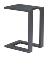 Tudi Black Outdoor Side Table by Zuomod at Eve Furniture