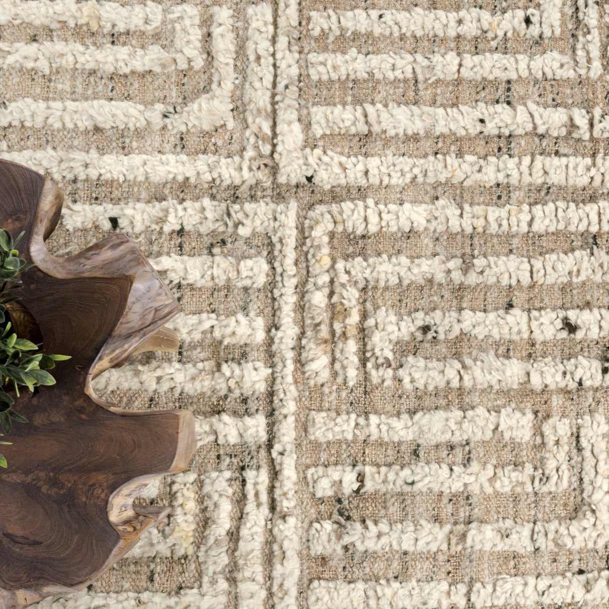 Tuku Natural/Ivory Rug by Classic Home at Eve Furniture
