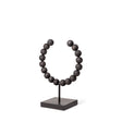Tulane I (Small) Black Beaded Broken Sphere Decorative Object by Mercana at Eve Furniture